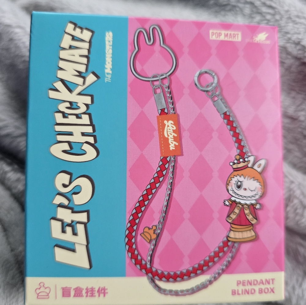 Pop Mart Let's Checkmate Pendant Blind Box ..(4 Boxes Not Opened)